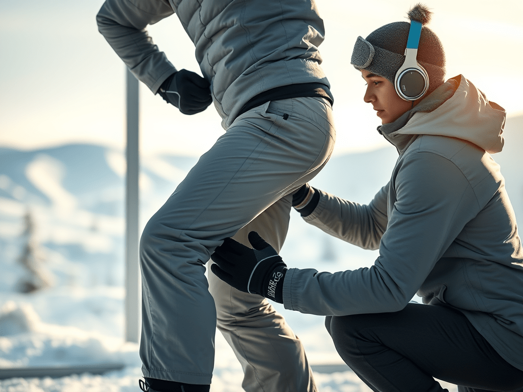 Les sports d'hiver preparation du corps chez Alex Somato en ile de France