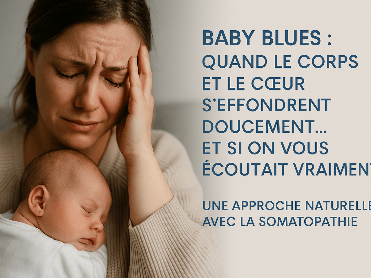 Baby blues : une approche naturelle avec la somatopathie à Champs-sur-Marne