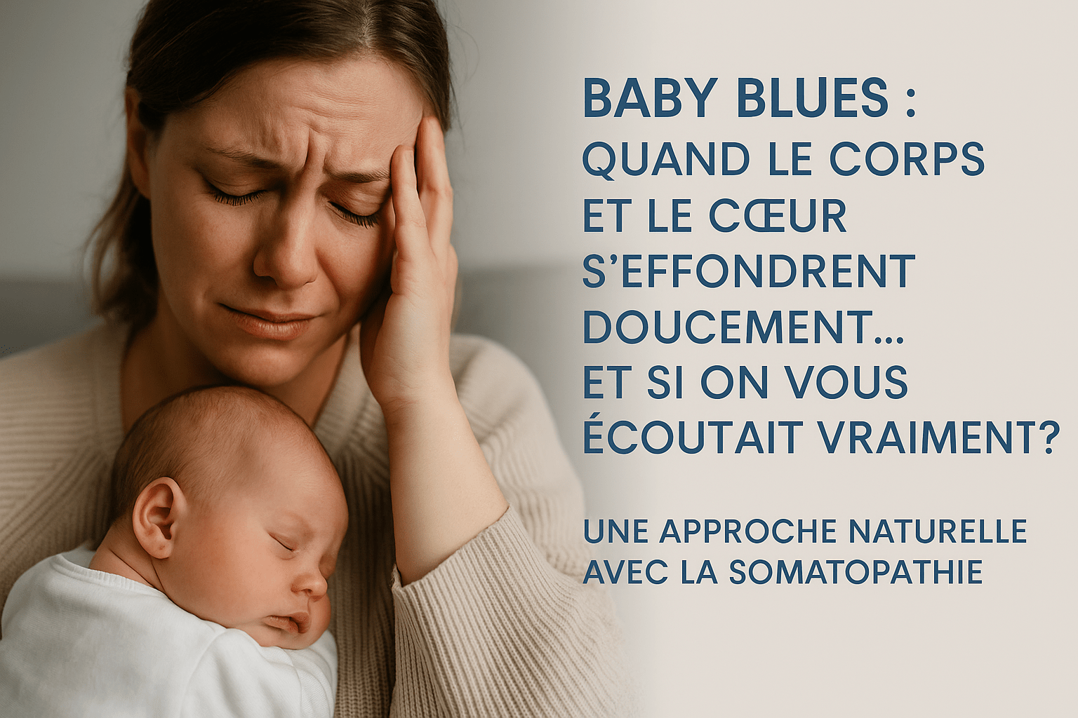 Le baby blues et la somatopathie à champs sur Marne